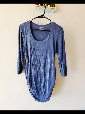 A Pea in the Pod Maternity Large Scoop Neck Tunic